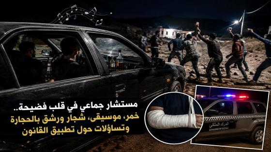 فضيحة بسيدي بيبي : مستشار في الأغلبية المسيرة في قلب واقعة مثيرة.. شكاية ضد شباب الدوار وأسئلة حول واقعة السكر داخل سيارة.
